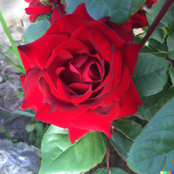 Bush Rose "Morsdag"