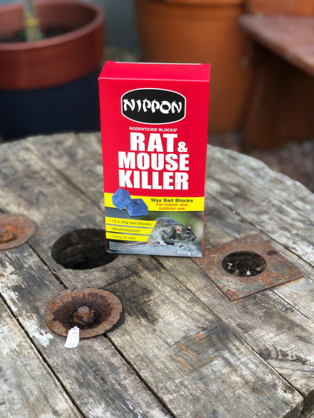 Woolley Moor Nurseries Rodenticide Rat & Mouse Wax Bait Blocks 300 Grams - Woolley Moor Nurseries